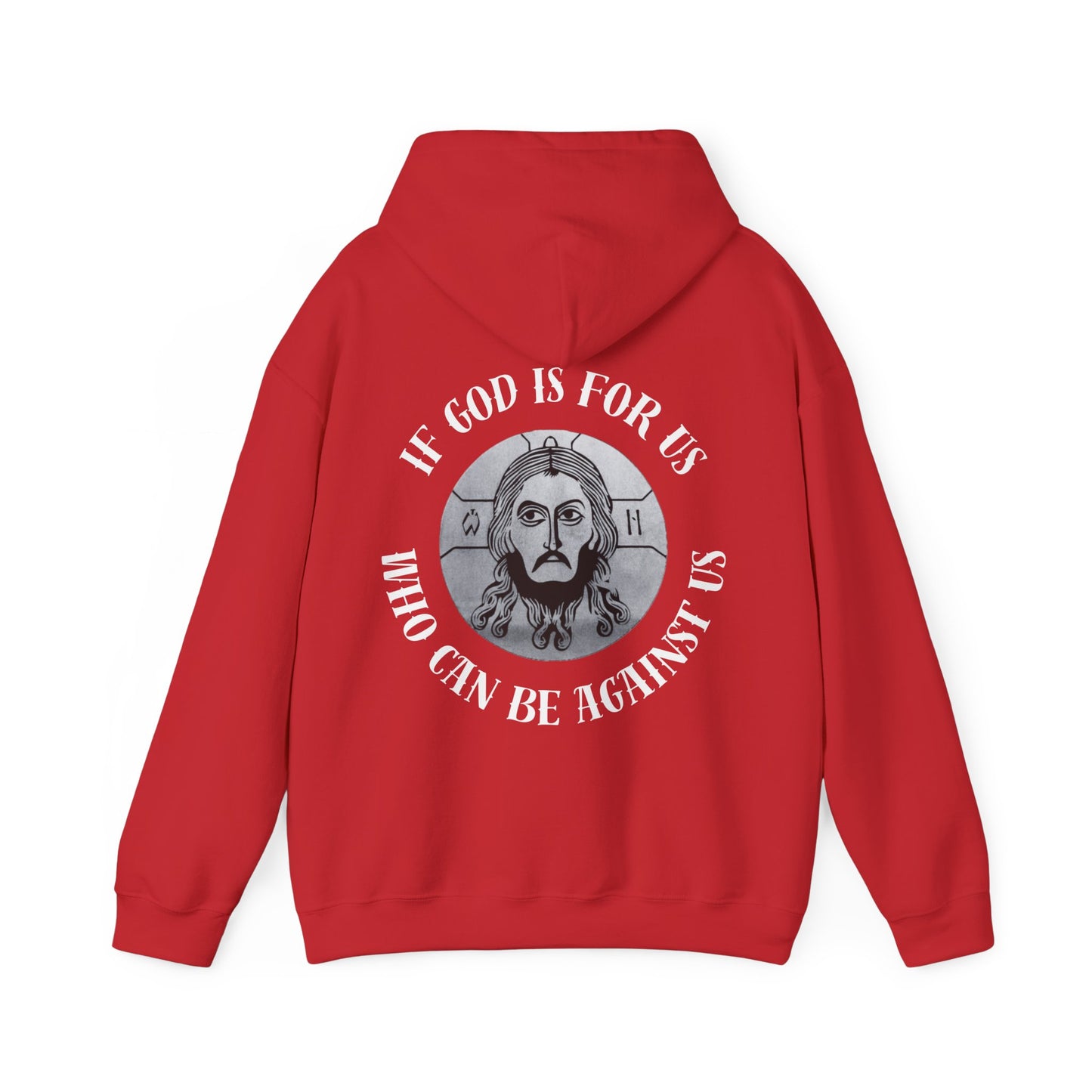 Jesus If God is with us ! Unisex Heavy Blend™, God, Christian Apparel, Casual Wear, Religious Gifts, Daily Comfort