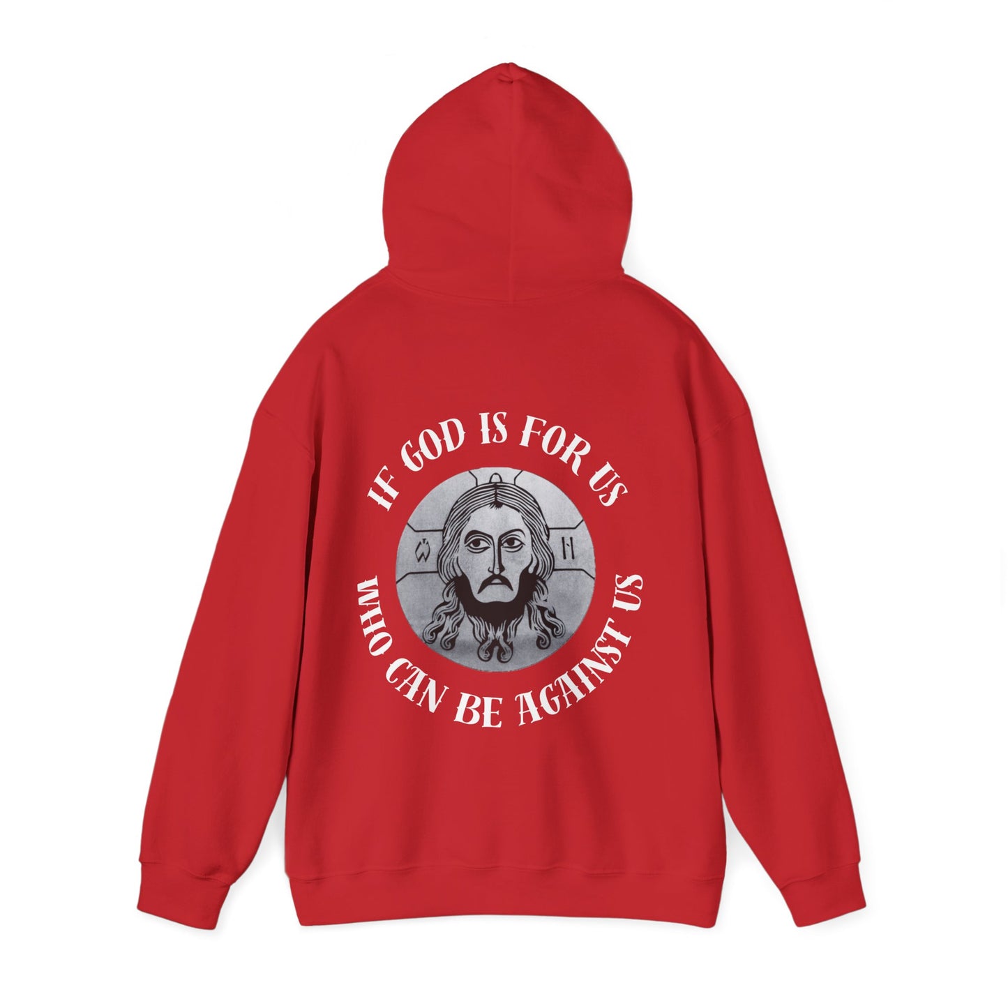 Jesus If God is with us ! Unisex Heavy Blend™, God, Christian Apparel, Casual Wear, Religious Gifts, Daily Comfort