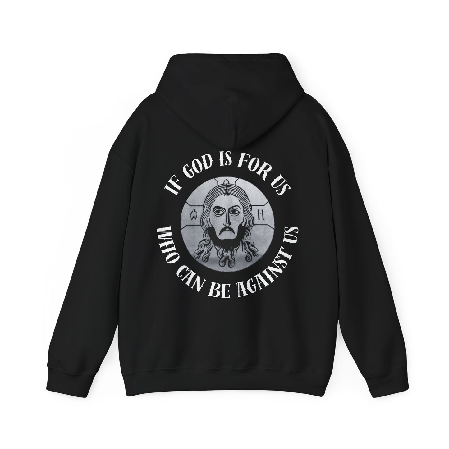 Jesus If God is with us ! Unisex Heavy Blend™, God, Christian Apparel, Casual Wear, Religious Gifts, Daily Comfort