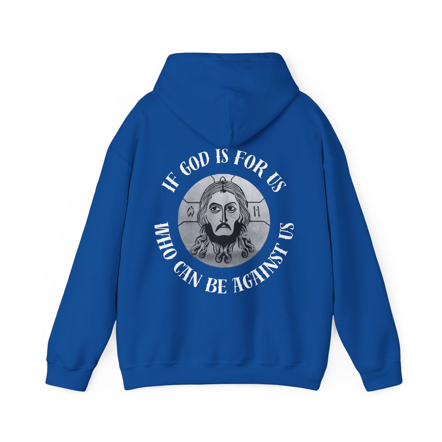 Jesus If God is with us ! Unisex Heavy Blend™, God, Christian Apparel, Casual Wear, Religious Gifts, Daily Comfort