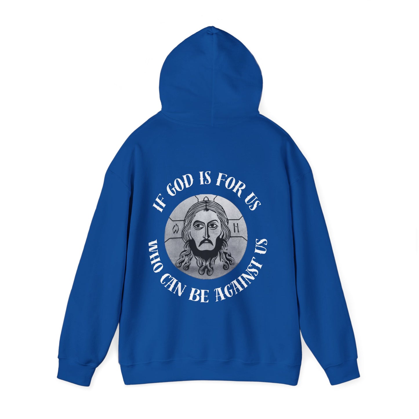 Jesus If God is with us ! Unisex Heavy Blend™, God, Christian Apparel, Casual Wear, Religious Gifts, Daily Comfort