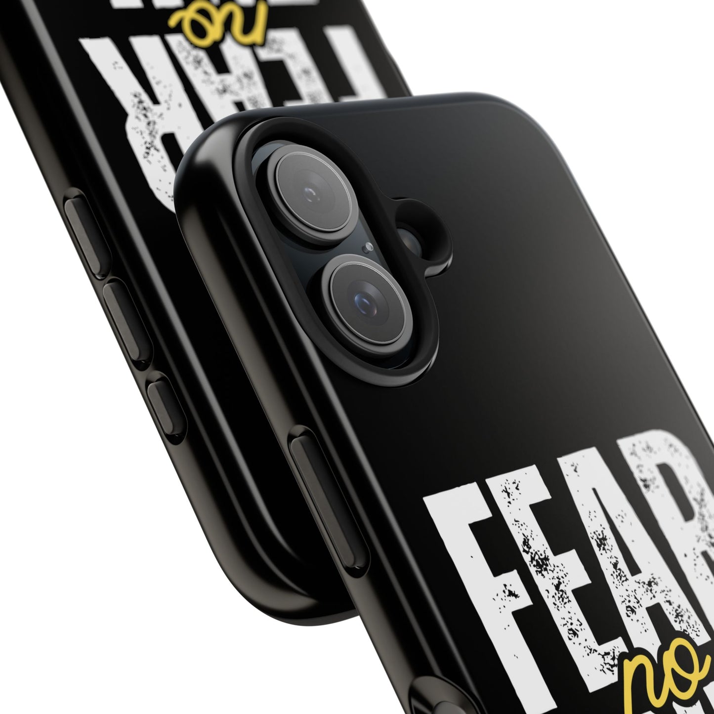 Fear No Evil Tough Phone Case - Stylish Protection for Trendsetters, Phone Accessory, Gift for Him/Her, Inspirational Quote Cover