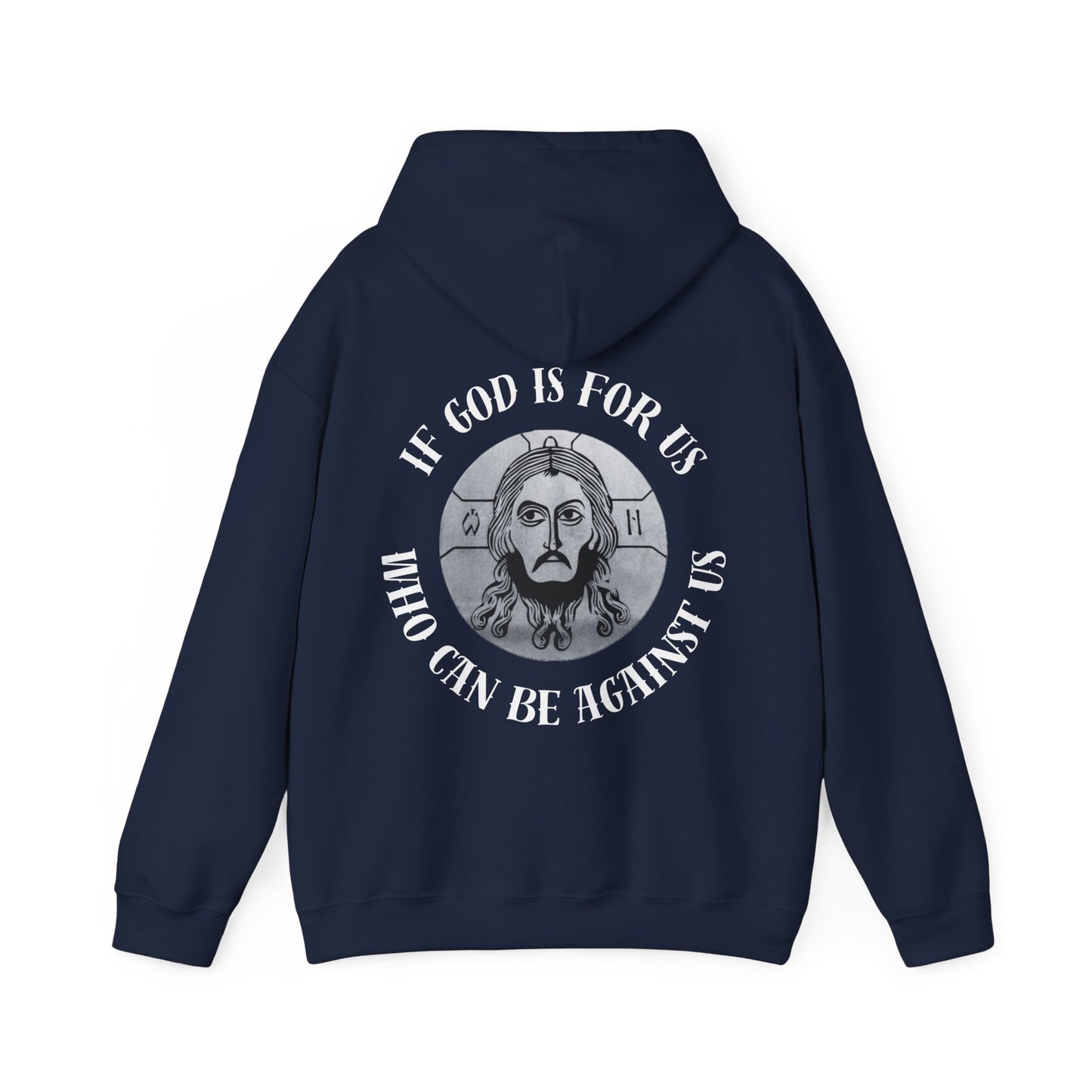 Jesus If God is with us ! Unisex Heavy Blend™, God, Christian Apparel, Casual Wear, Religious Gifts, Daily Comfort
