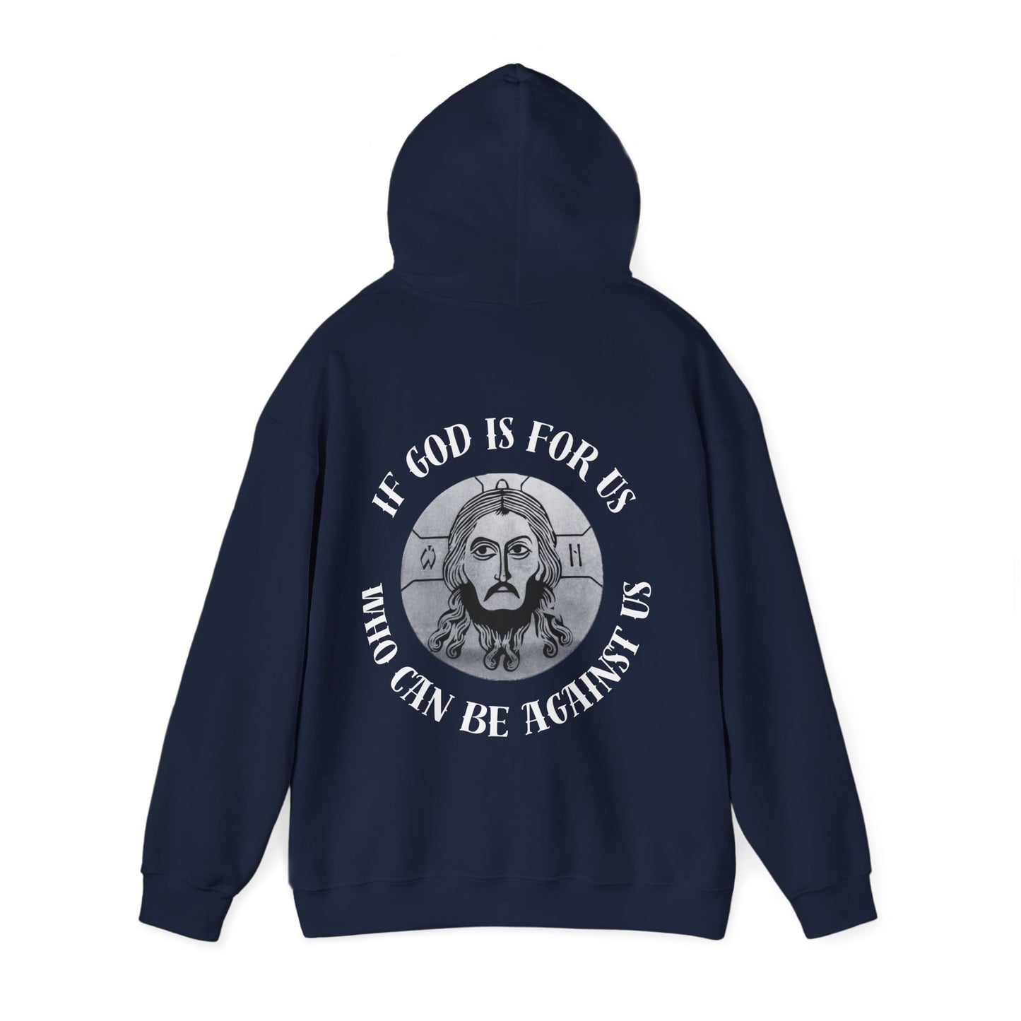 Jesus If God is with us ! Unisex Heavy Blend™, God, Christian Apparel, Casual Wear, Religious Gifts, Daily Comfort